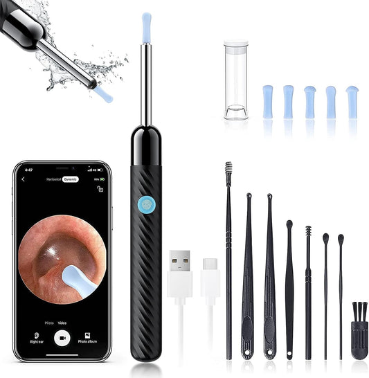 Ear Wax Removal - Earwax Remover Tool with 8 Pcs Ear Set - (Grey)
