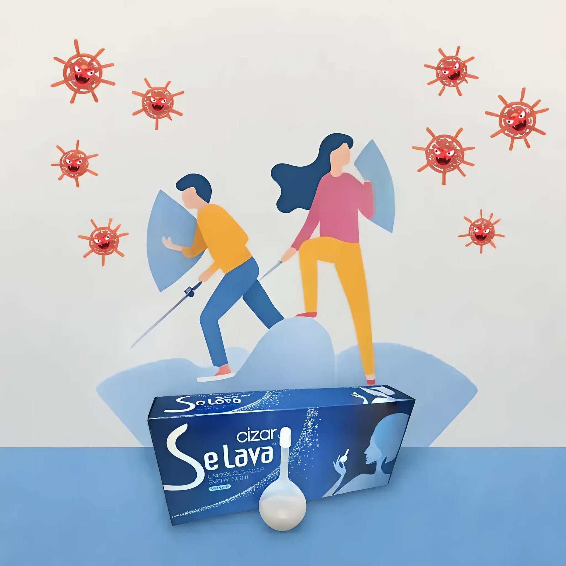 Cizar - Selava, Feminine Wash 15ml 7ea, Gynecologists Developed, Preservative-Free Cizar