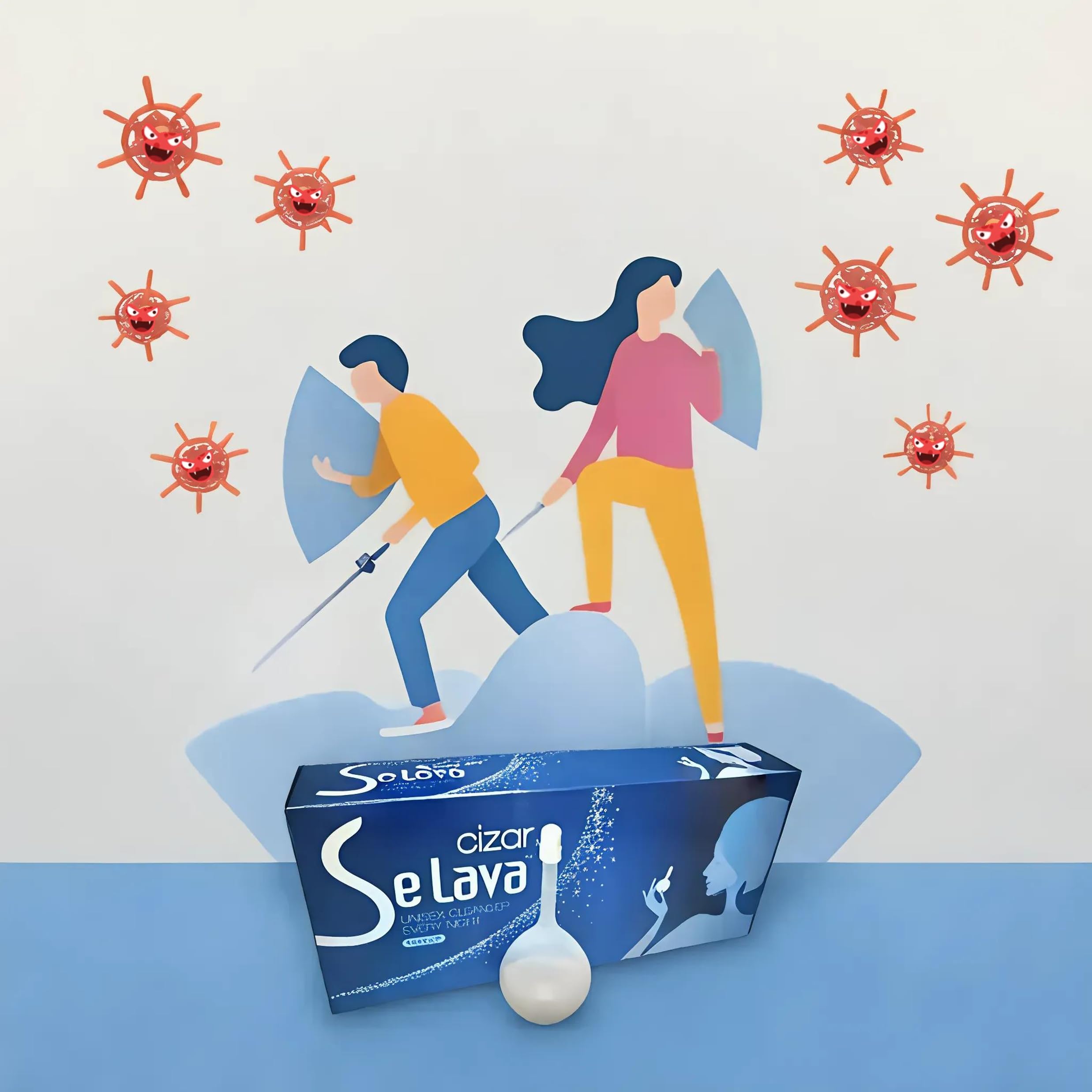 Cizar - Selava, Feminine Wash 15ml 7ea, Gynecologists Developed, Preservative-Free Cizar