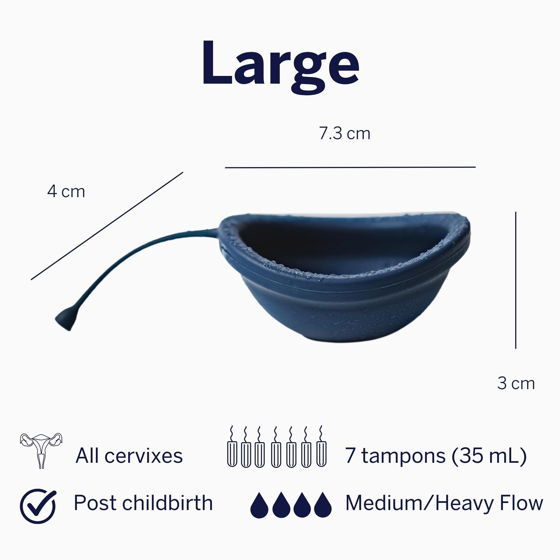 Pixie Soft Menstrual Disc - Ranked 1 for Most Soft Reusable Period Disc - Removable Stem Pixie Cup