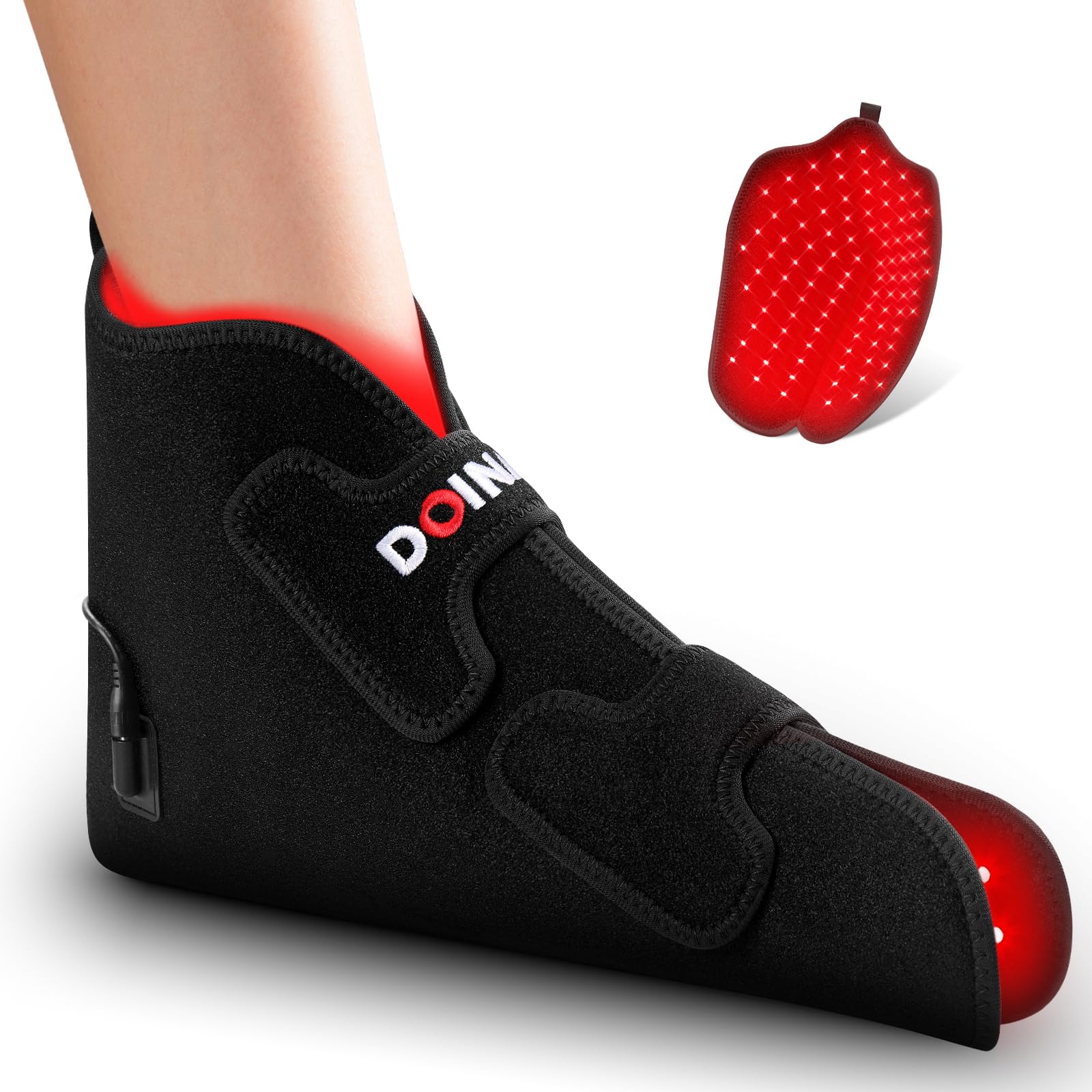 Doinart Red Light & Infrared Therapy for Feet—Infrared Light Therapy Feet for Neuropathy Shoe Wraps Toes