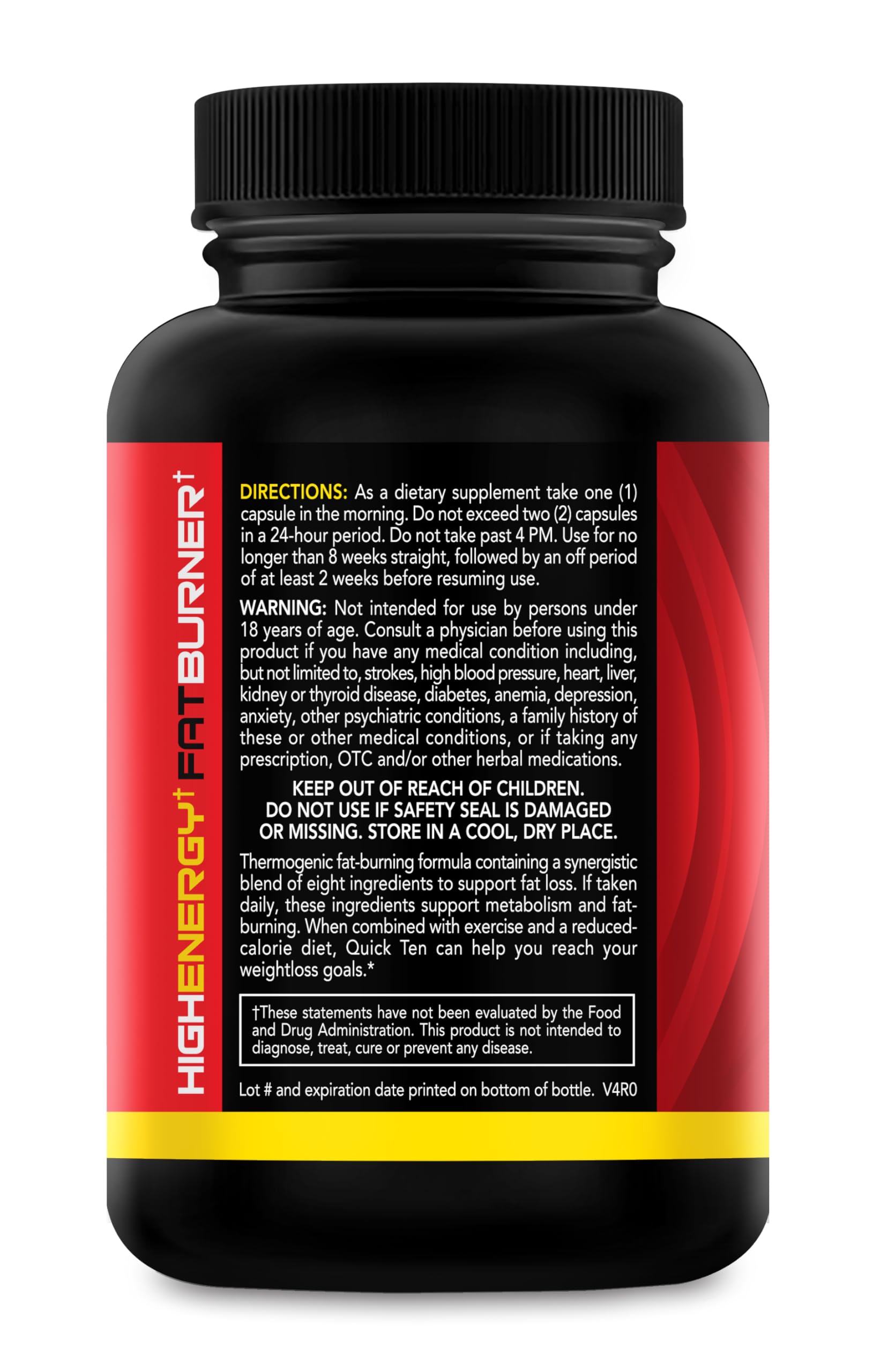 Nutriment Quick Ten - Best Weight Loss Pills - Natural Metabolism Booster Nutriment