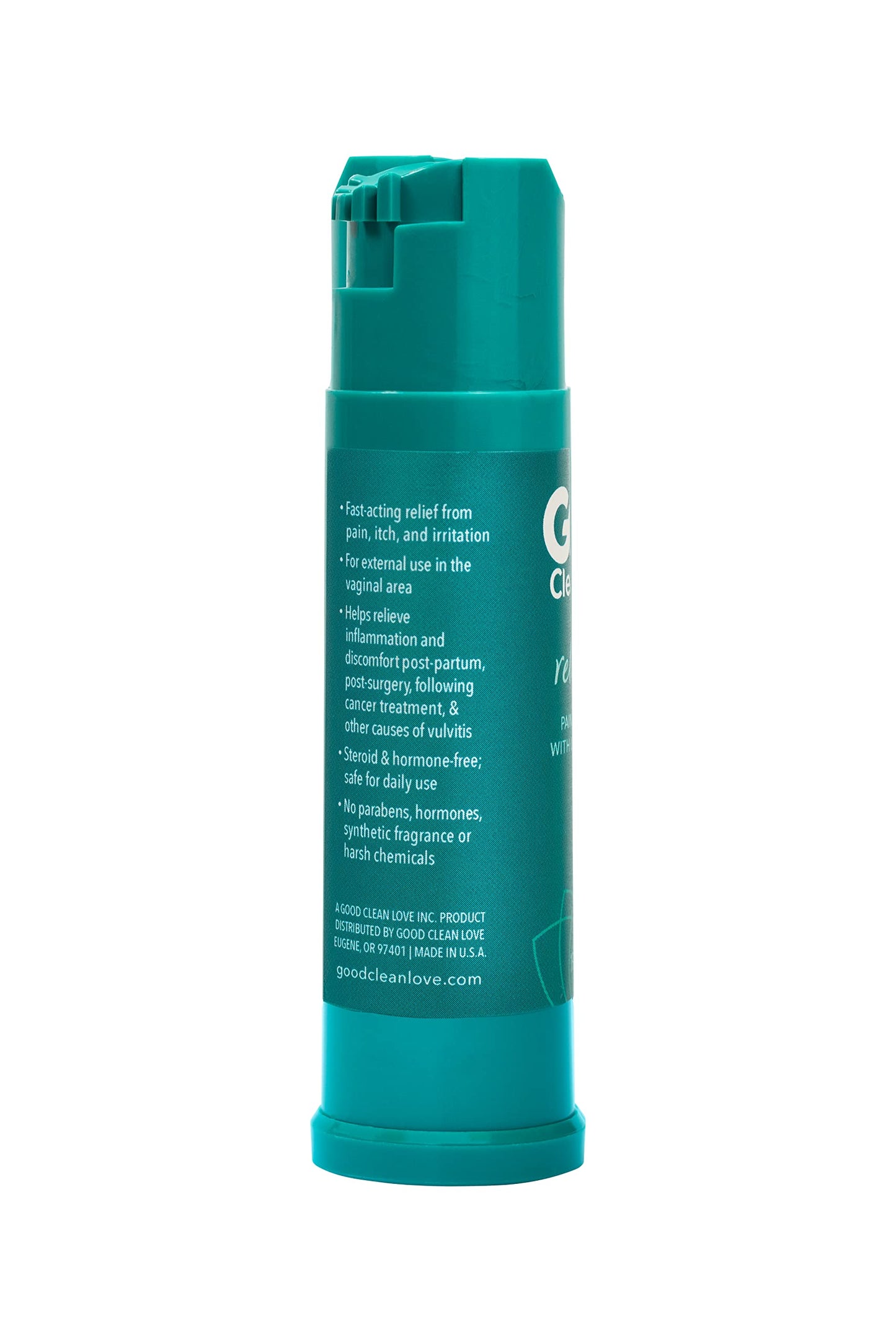 Good Clean Love Relief Gel Pain & Itch with Lidocaine 4%, Fast-Acting Relief from Pain, Itch, and Irritation