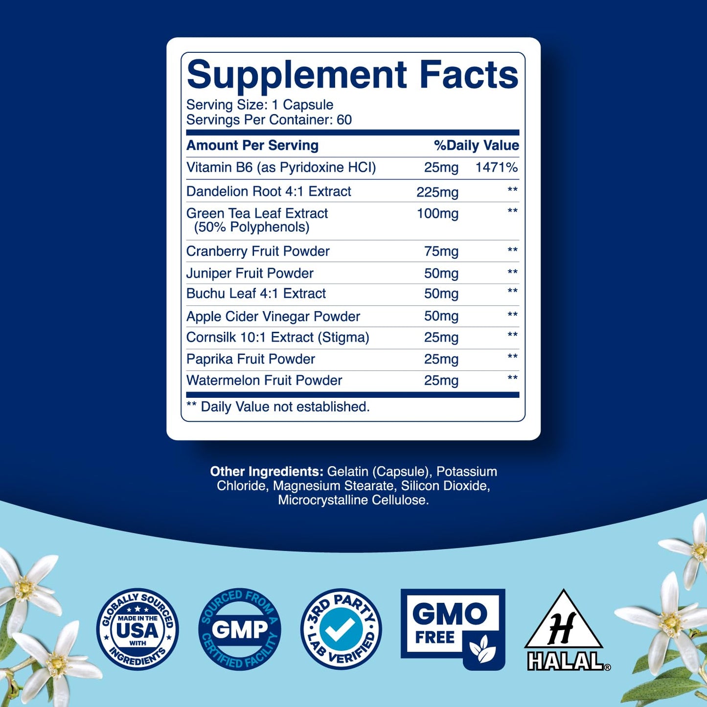 Diuretic Water Pills for Water Retention - Water Away Diuretic Pills for Bloating Relief