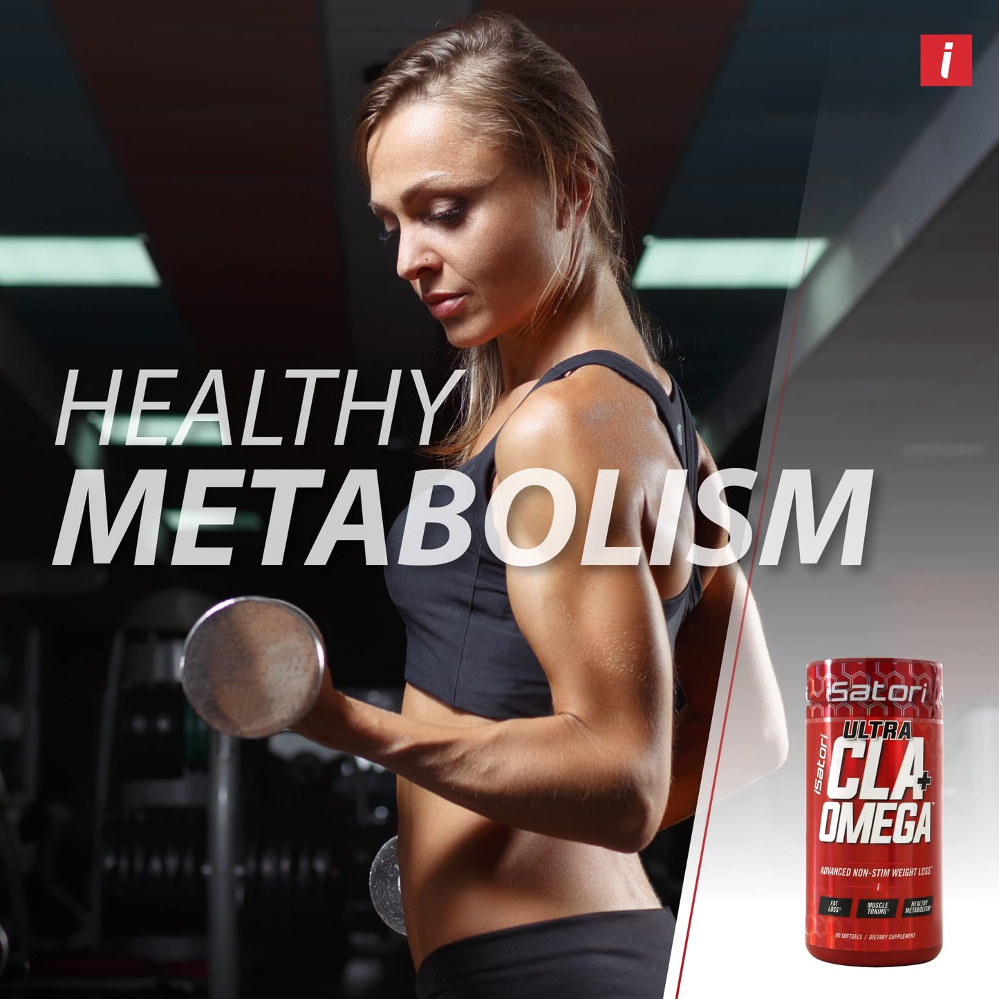 iSatori Bio-GRO Protein Synthesis Amplifier - Unflavored (60 Servings) & iSatori Ultra CLA + Omega (90 Softgels)