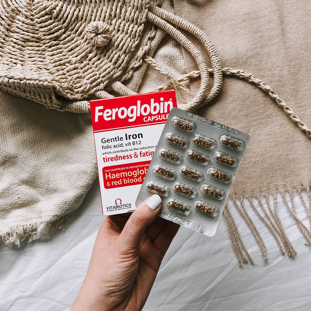 Feroglobin Iron Capsule Helps to reduce tiredness and fatigue