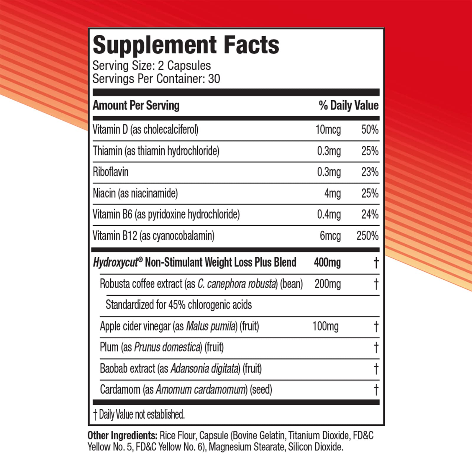 Weight Loss Pills for Women & Men Hydroxycut Non Stimulant Pro Clinical Non Stim Weight Hydroxycut