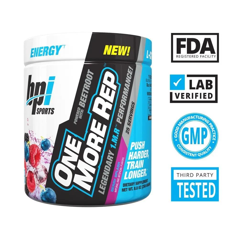 BPI Sports One More Rep Pre-Workout Powder - Increase Energy and Stamina - Intense BPI Sports