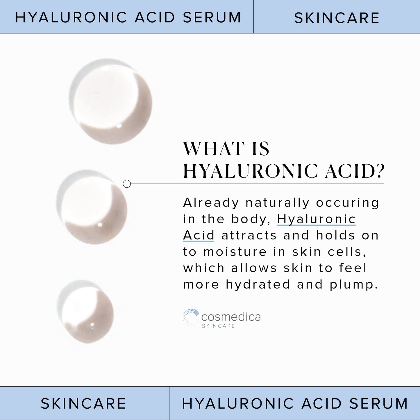 Hyaluronic Acid Serum for Skin 100% Pure Anti Aging Serum Intense Hydration