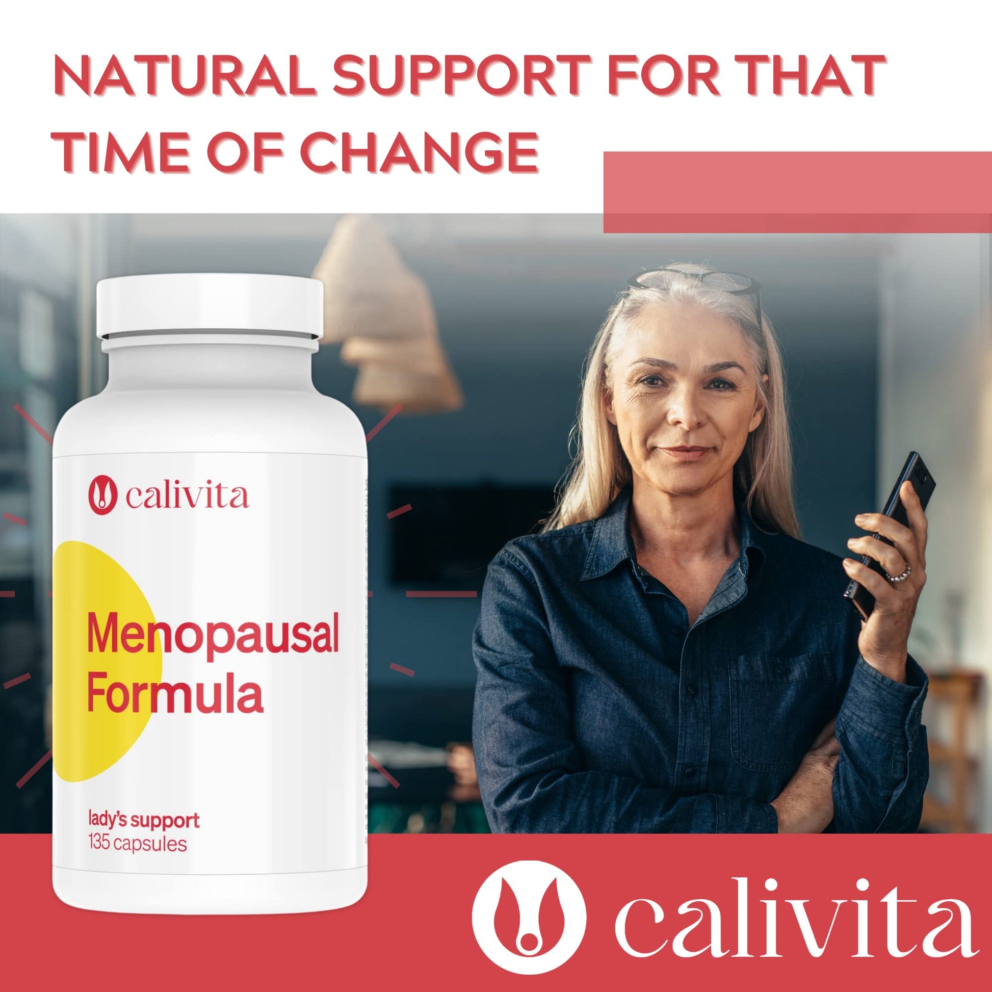 CaliVita Menopausal Formula - Menopause Relief Supplements for Women with Dong Quai, Black Kohosh CaliVita