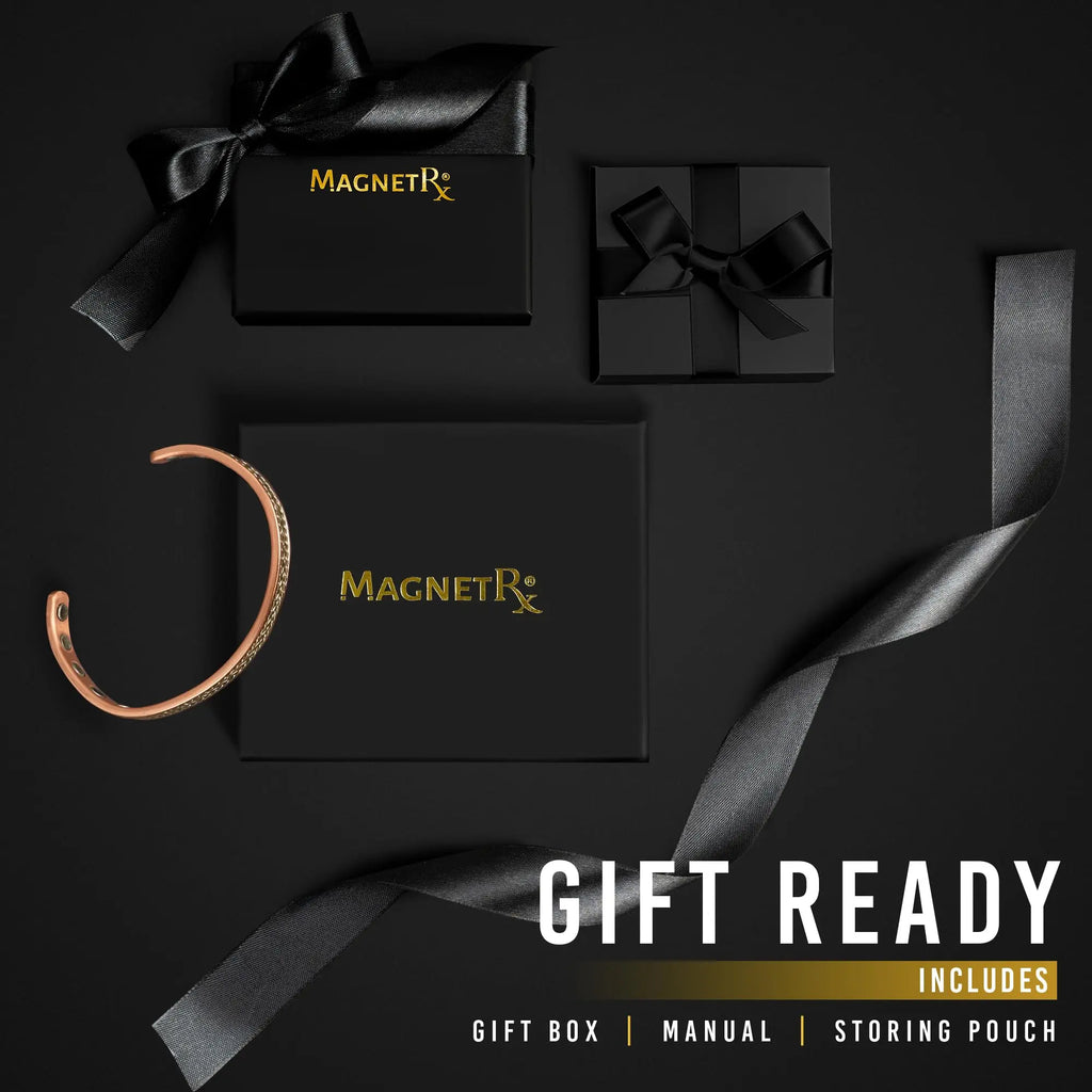 MagnetRX® Women's Copper Bracelet – Effective 99.9% Pure Copper Magnetic Therapy Bracelets MagnetRX