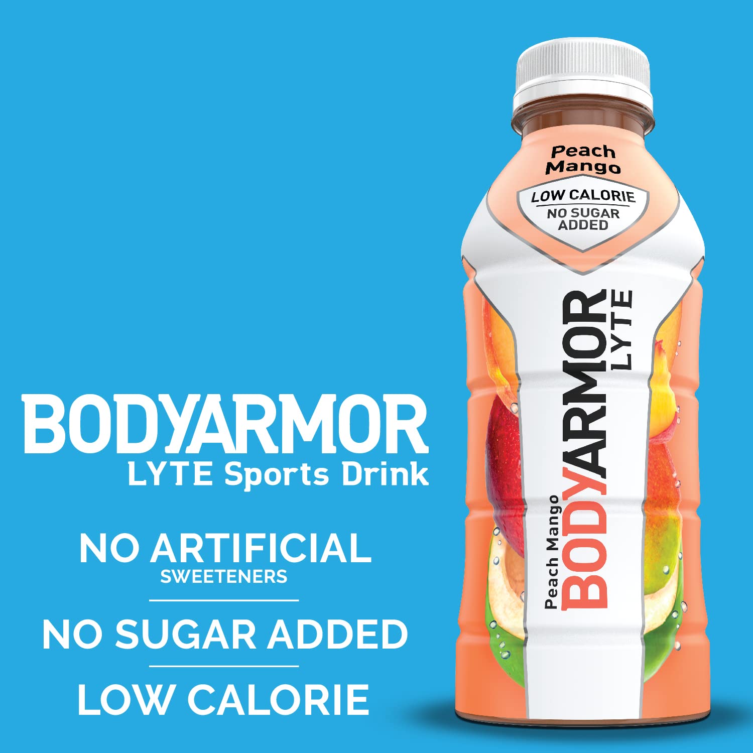 BODYARMOR LYTE Sports Drink Low-Calorie Sports Beverage, Peach Mango, Coconut BODYARMOR