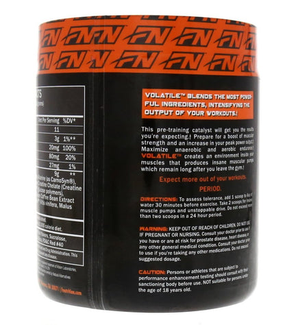 Formutech Nutrition Volatile Pre Workout, Cherry Lemonade, w/2 Forms of Creatine for Insane Muscle Pumps and Building Lean Muscle Mass 32 Servings
