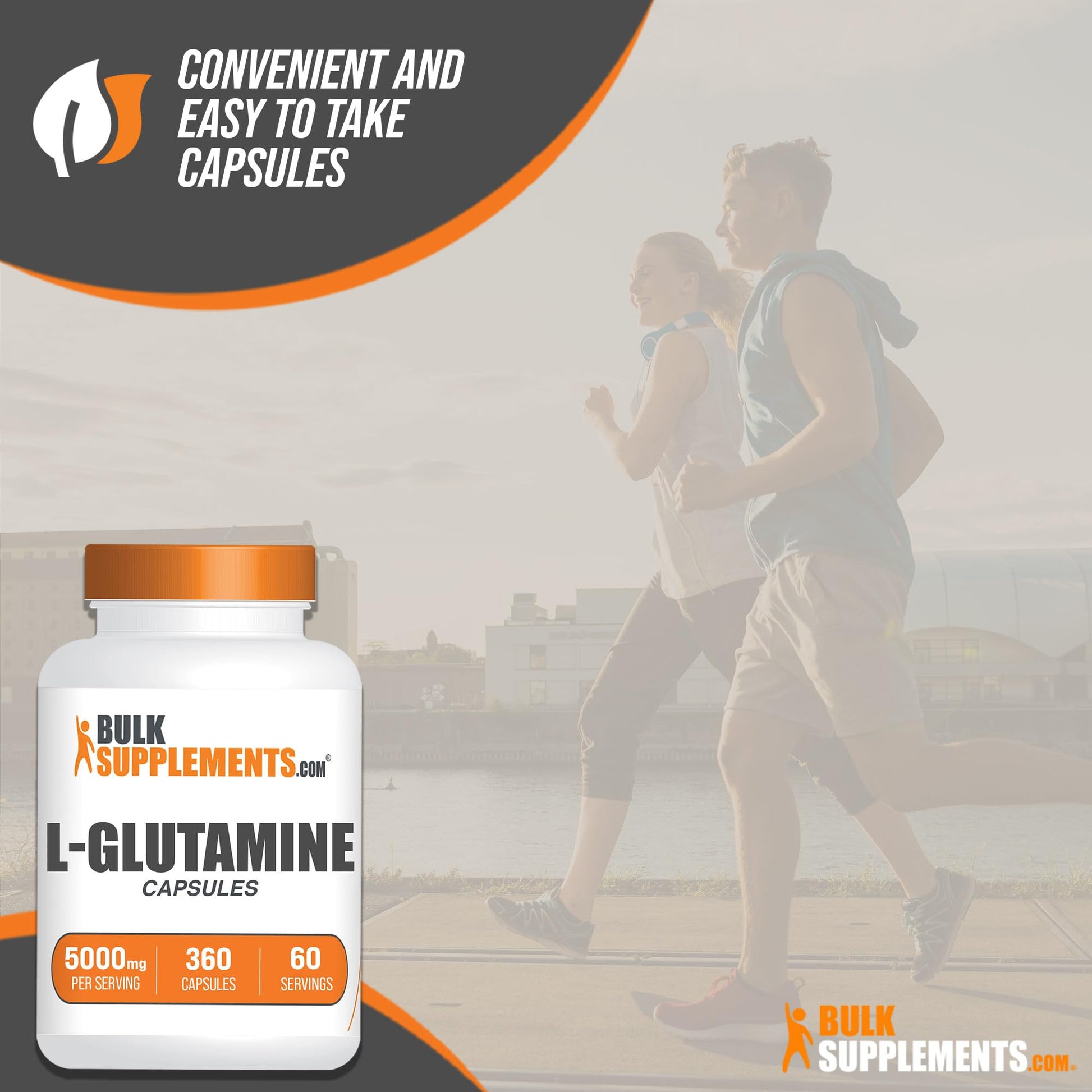 BULKSUPPLEMENTS.COM L-Glutamine Capsules - Glutamine Supplement, L Glutamine BULKSUPPLEMENTS.COM