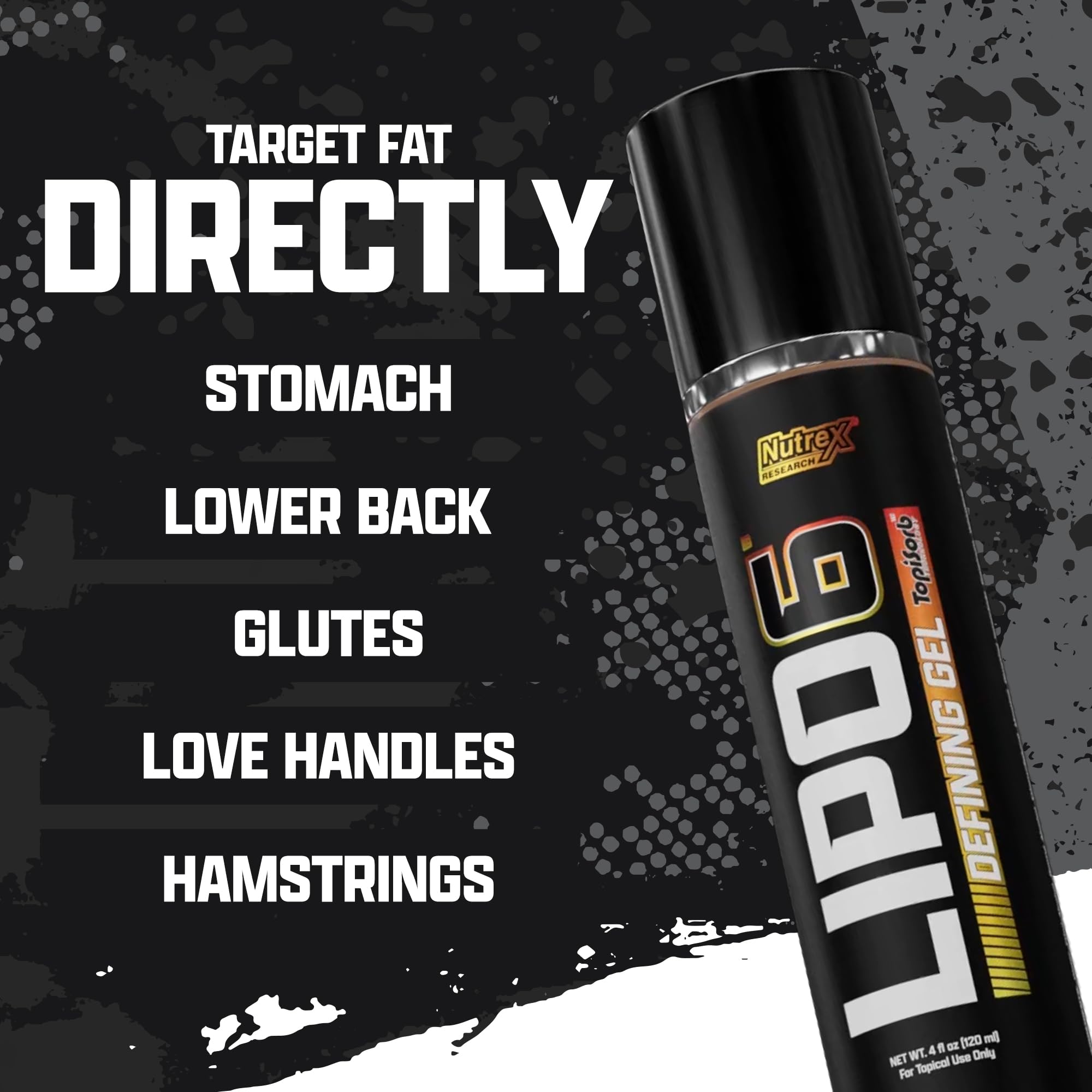 Lipo 6 Defining Gel Fast Acting Fat Burning Cream for Men & Women | Targets Stubborn