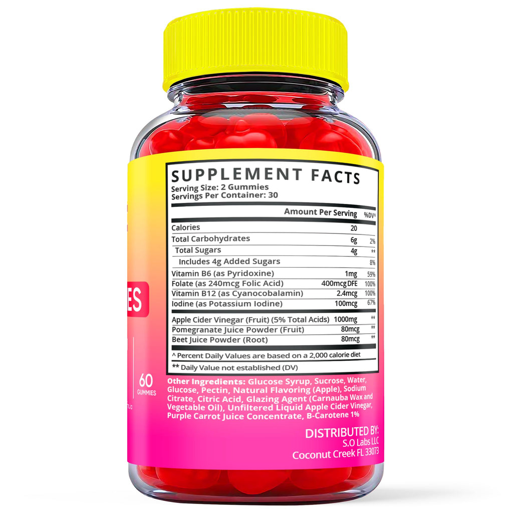 Keto ACV Gummies Advanced Weight Loss, ACV Supplement Work Fast Women Plus Men (2 Pack)