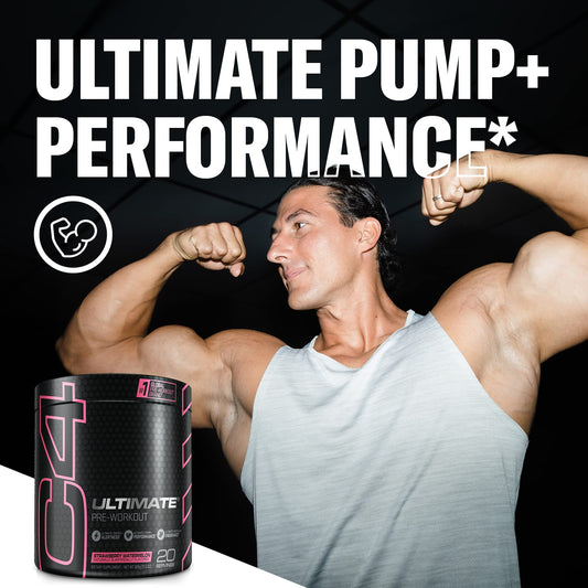 Cellucor C4 Ultimate Pre Workout Powder Strawberry Watermelon - Sugar Free
