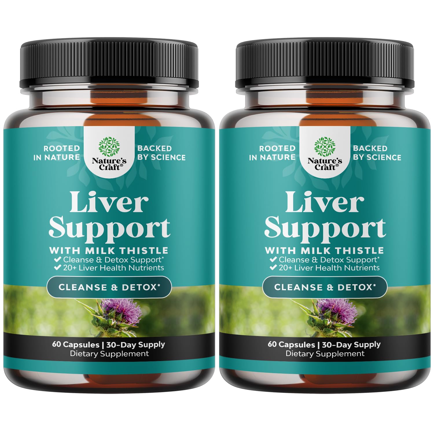Liver Cleanse Detox & Repair Formula - Herbal Liver Support Supplement