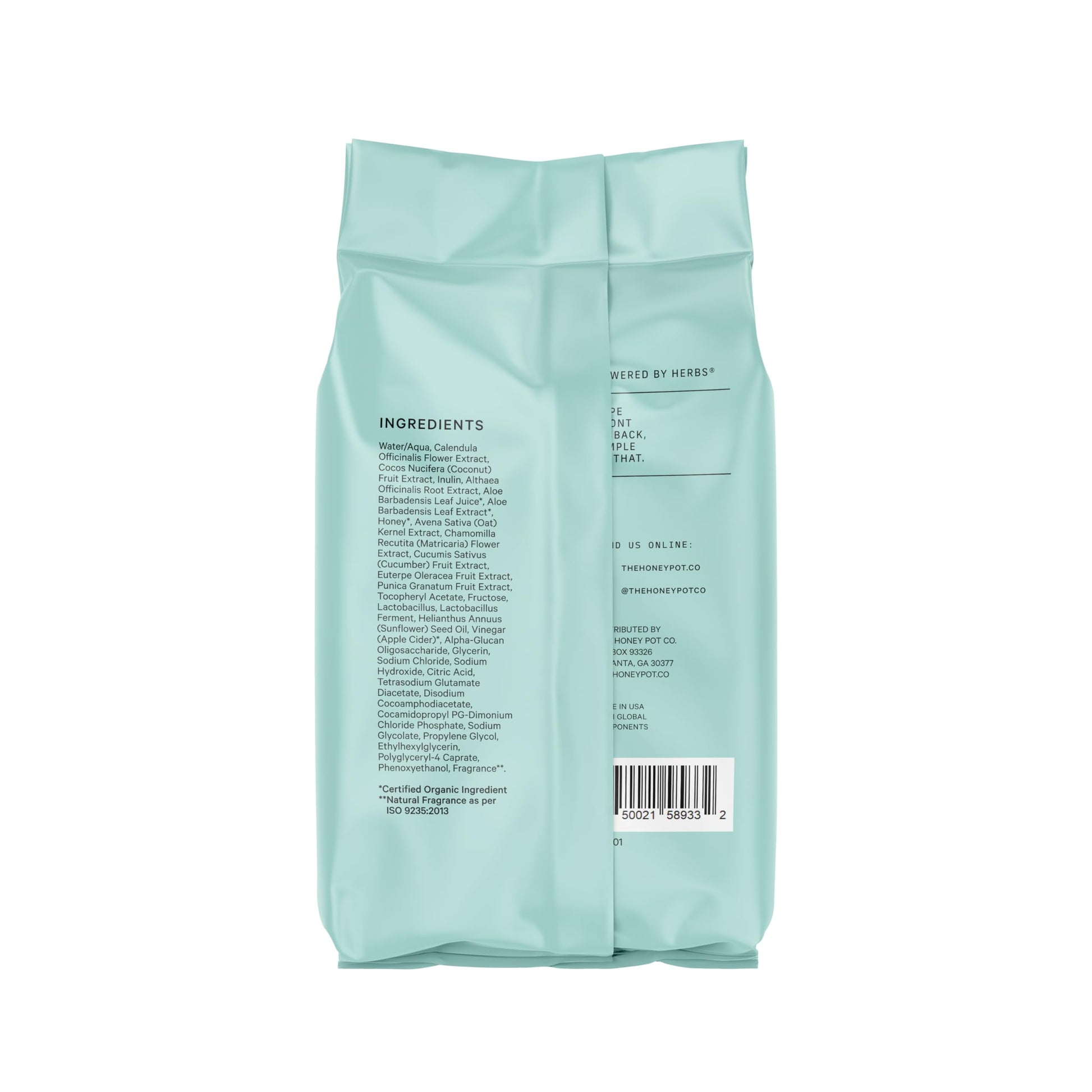 The Honey Pot Company - Prebiotic Feminine Wipes - Herbal Infused Feminine Hygiene Wipes The Honey Pot Company