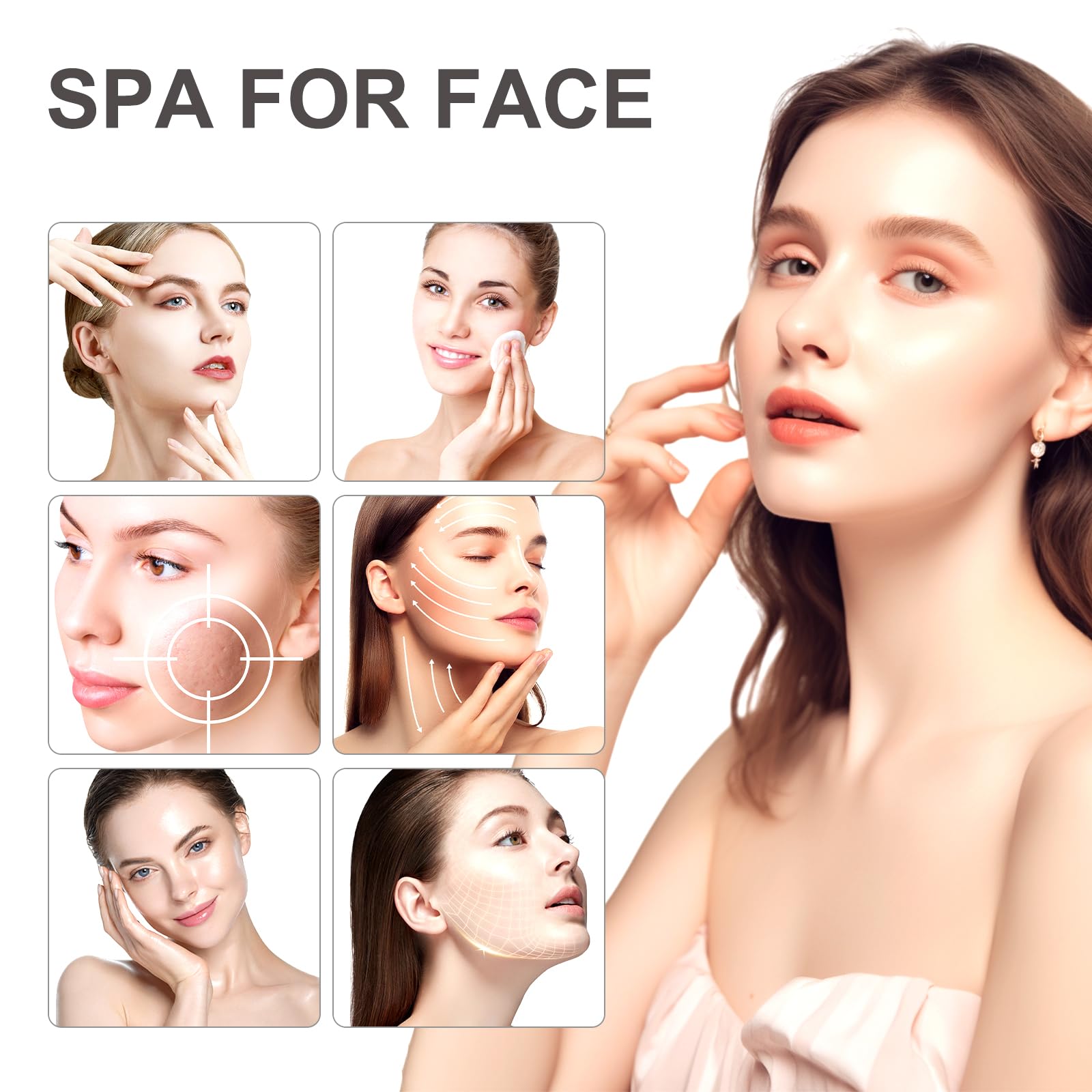 Red Light Lamp with Base, 660nm Red Light & 850nm Near Infrared Red Light Lamp with Timer Devowellte