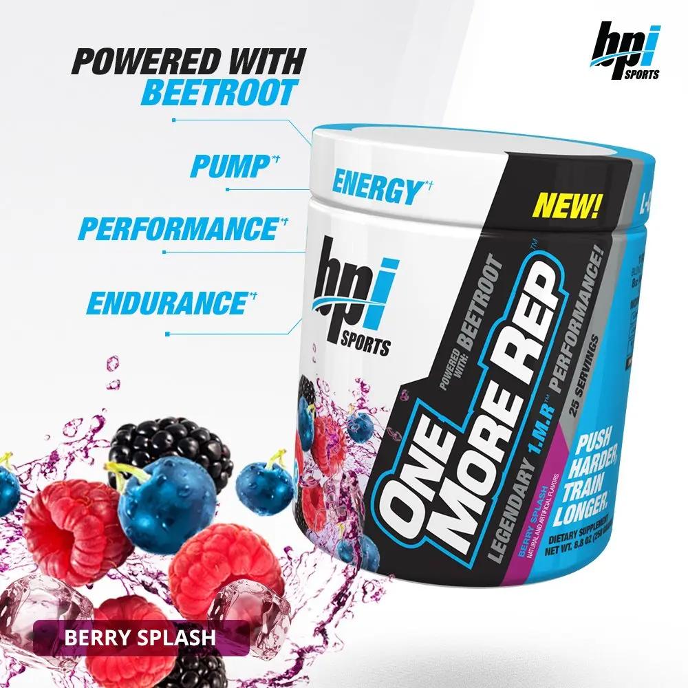 BPI Sports One More Rep Pre-Workout Powder - Increase Energy and Stamina - Intense BPI Sports