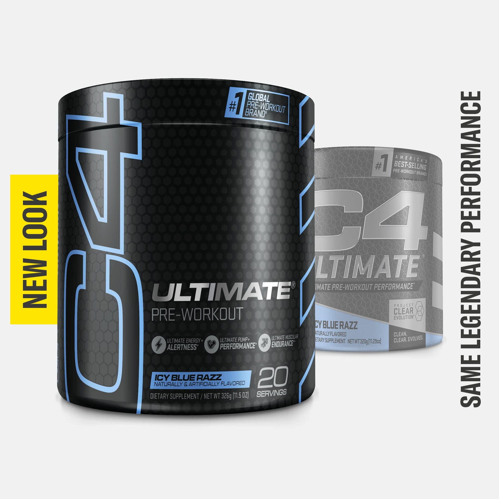 Cellucor C4 Ultimate Pre Workout Powder ICY Blue Razz - Sugar Free Preworkout Cellucor