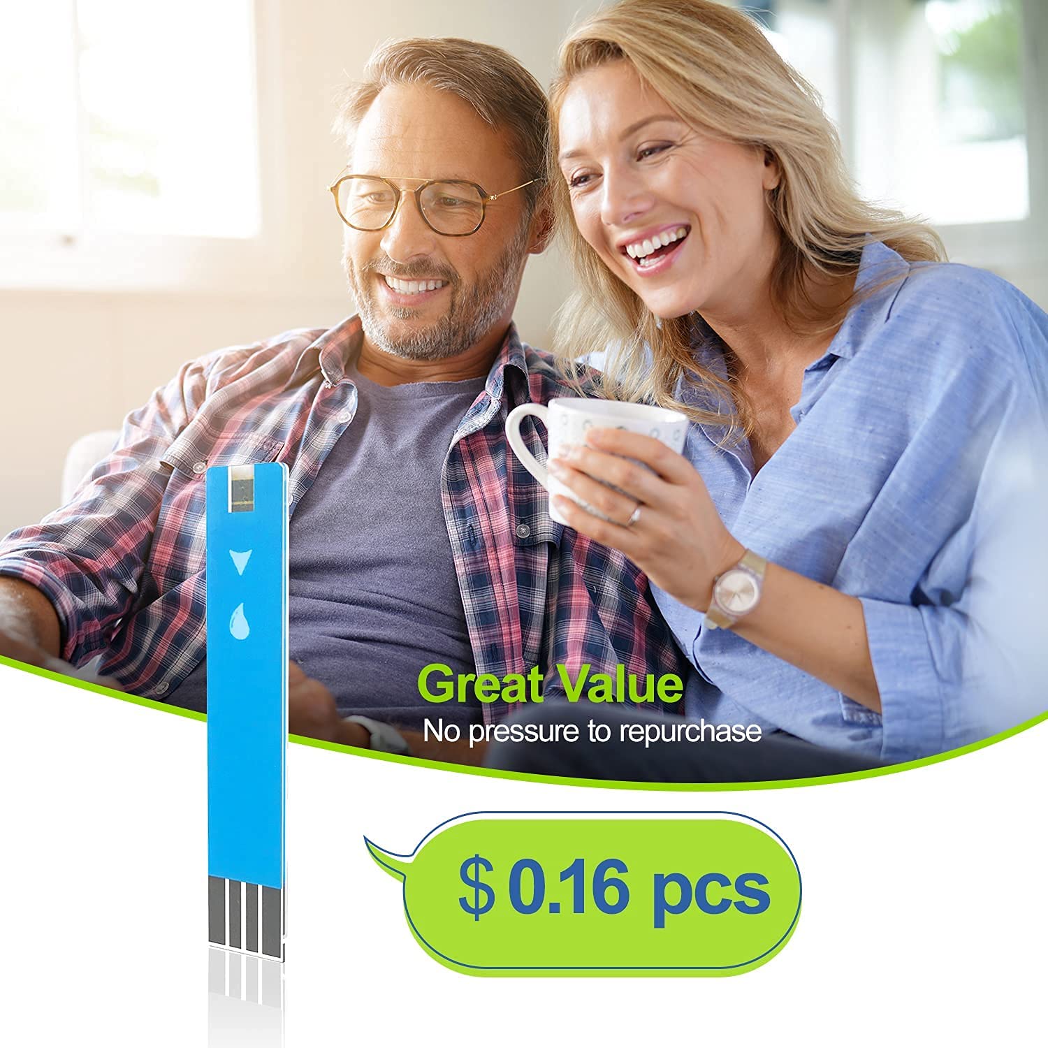 AUVON Blood Glucose Monitor Kit, High Accuracy Blood Sugar Test Kit AUVON