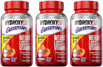 Hydroxycut Caffeine-Free Gummy for Women & Men | 15 Essential Vitamins & Minerals