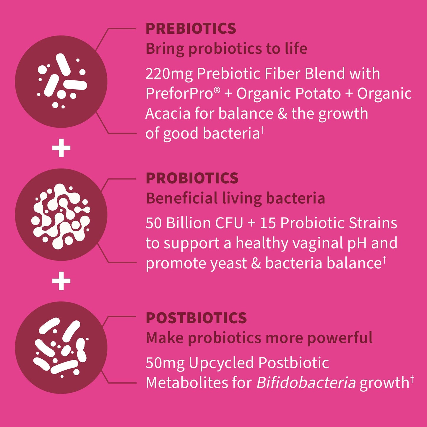 Garden of Life Dr Formulated Once Daily 3-in-1 Complete Prebiotics, Postbiotics