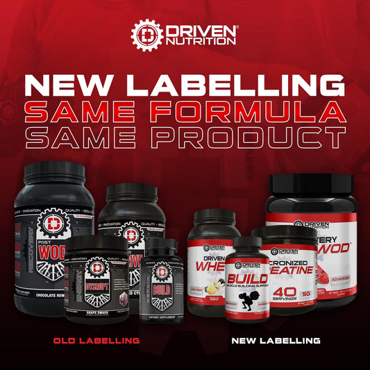Driven WHEY- Grass Fed Whey Protein Powder: Delicious, Clean Protein Shake