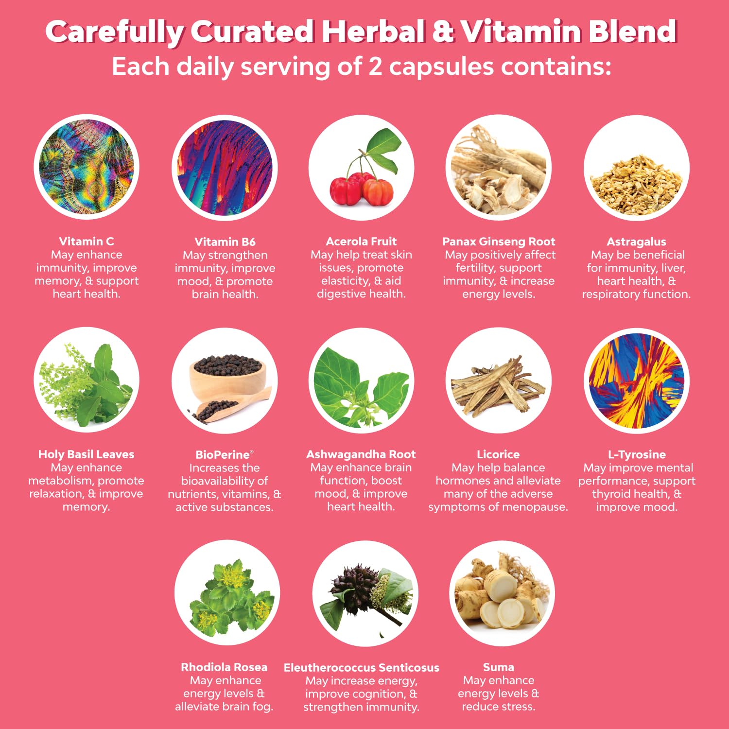 Natures Craft Bundle of Herbal Menopause Supplement and Advanced Thyroid Support Natures Craft