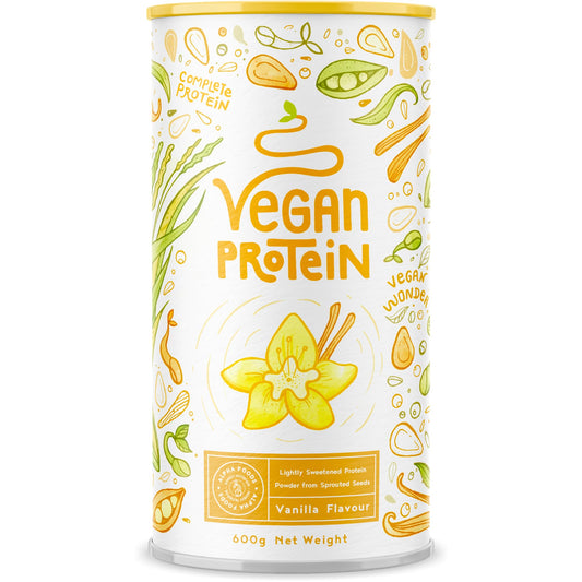 Vegan Protein Powder - Muscle Building Powder with Amino Acids - Plant Based Protein Shake
