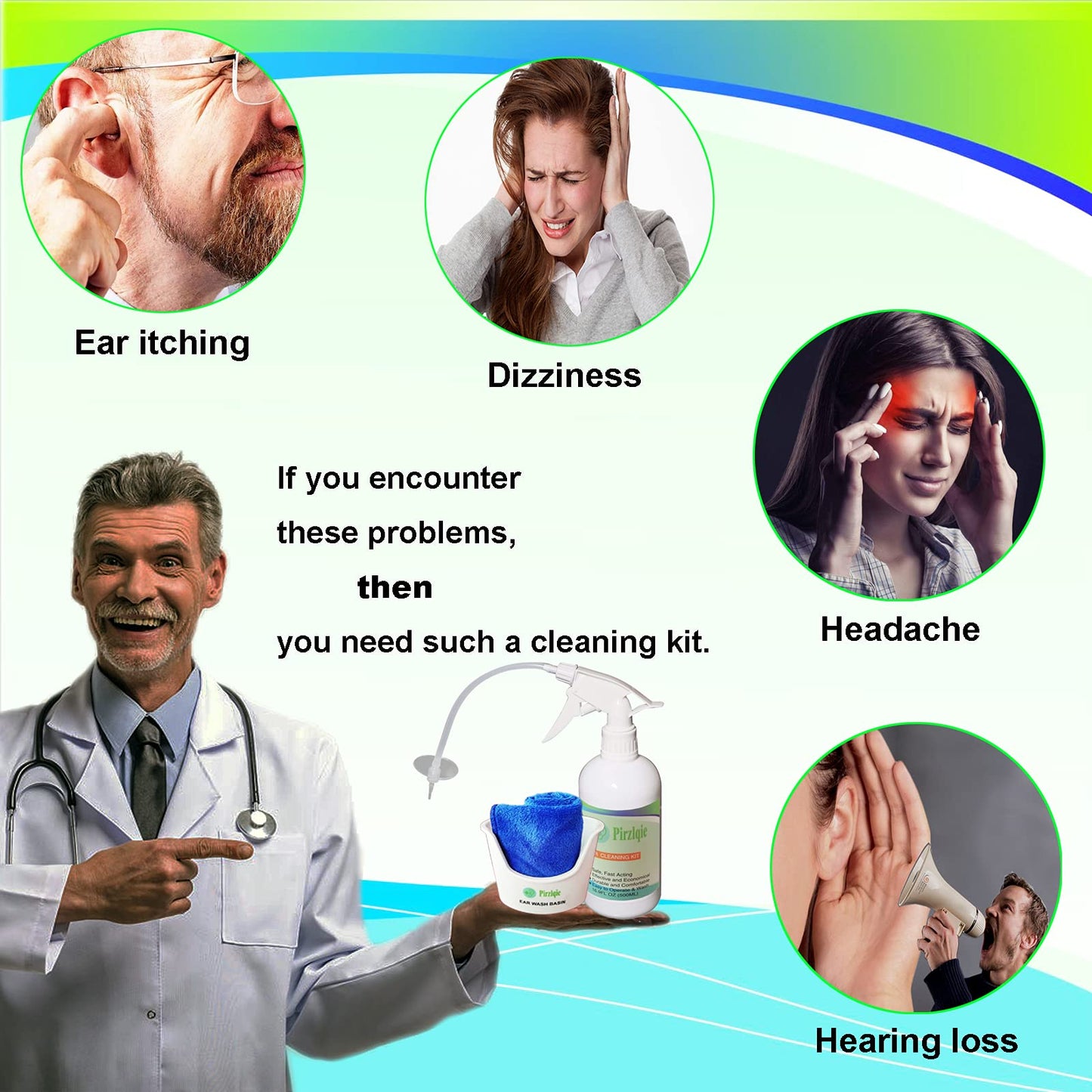 Ear Wax Removal Tool, Ear Cleaning Kits Safe Ear Irrigation Kit Ear Flush