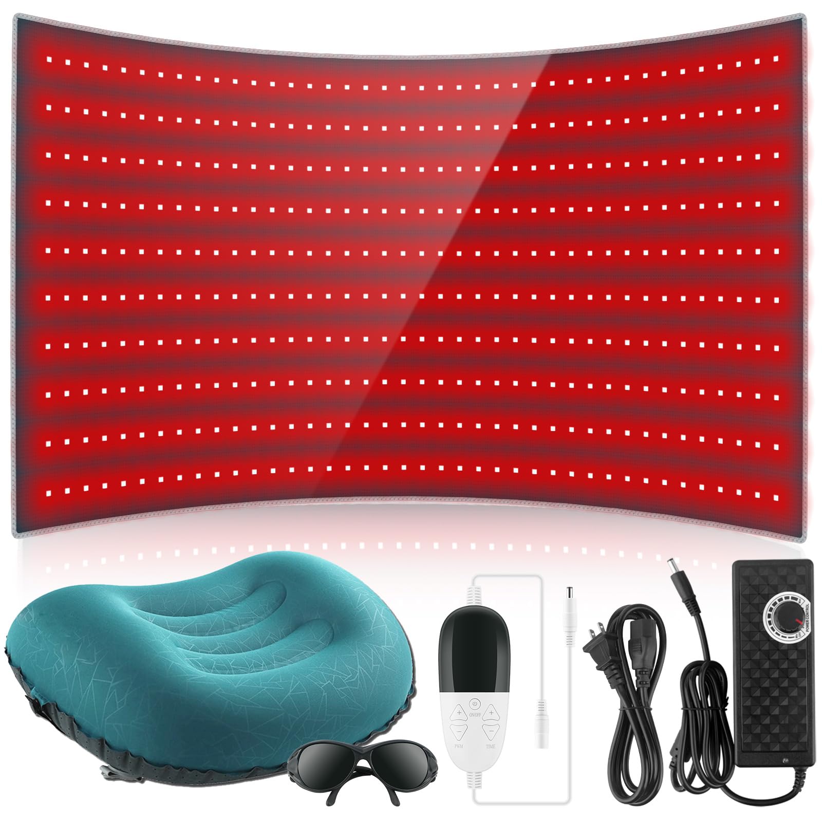 Red Light Therapy Pad 38 * 23.6 in - Red Light Therapy Body, 400 LEDs Using 660nm Red Light
