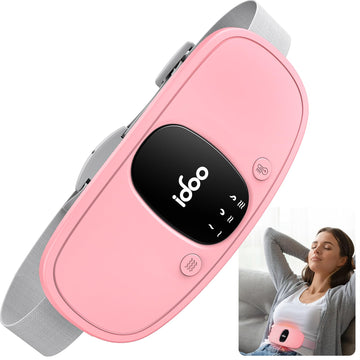 FSA HSA Eligible Portable Cordless Menstrual Heating Pad, iDOO Period Heating Pads