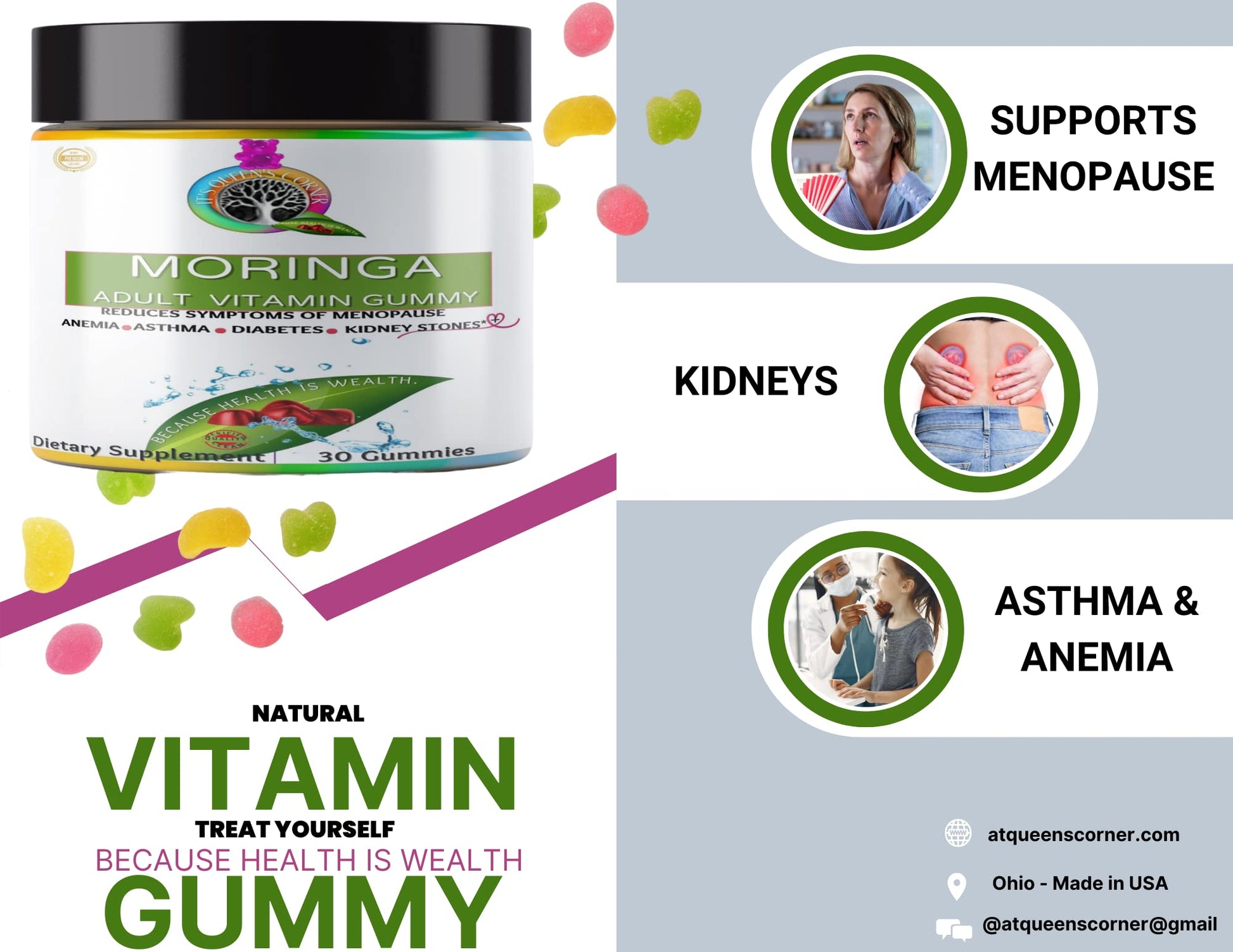 Moringa- Adult Supplement Gummy Generic