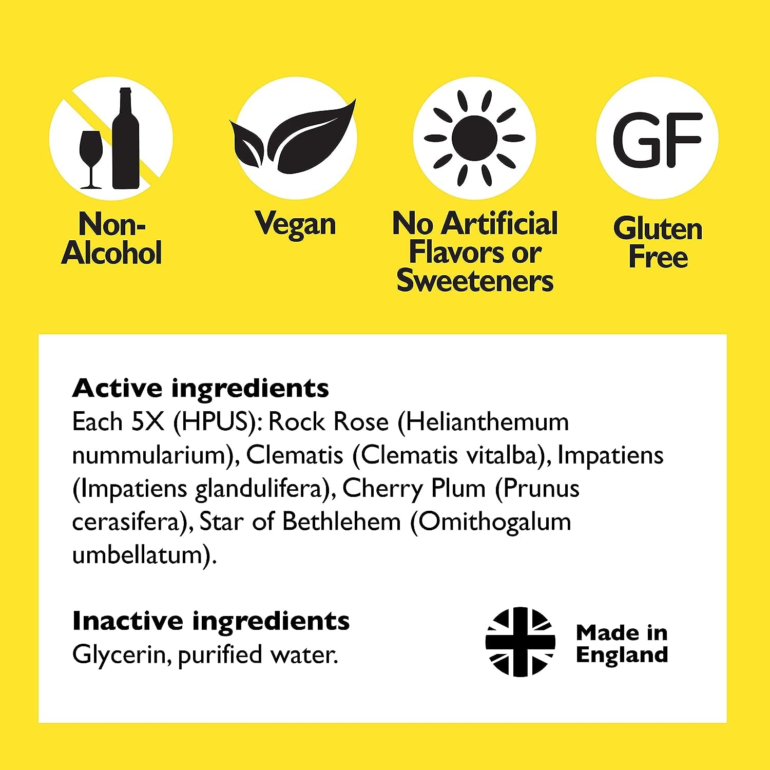 Bach RESCUE Remedy Dropper 10mL Bundle, Non-Alcohol Formula, Natural Stress Relief RESCUE