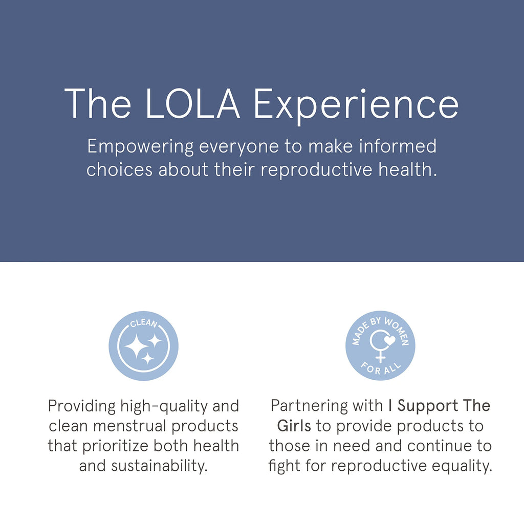 LOLA Ultra Thin Liners, 108 Count - Cotton Panty Liners for Women, Hypoallergenic Pads for Women