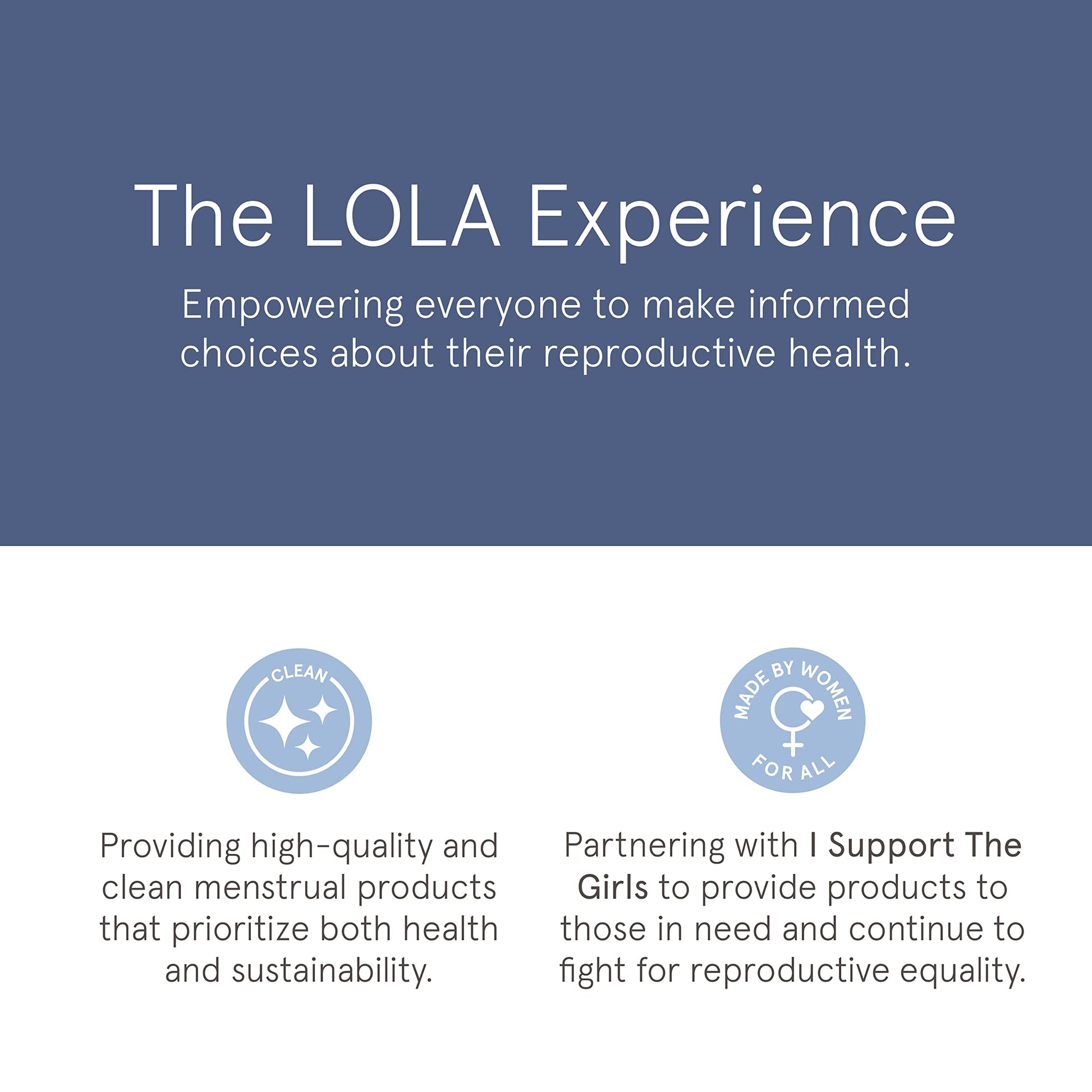 LOLA Ultra Thin Liners, 108 Count - Cotton Panty Liners for Women, Hypoallergenic Pads for Women LOLA