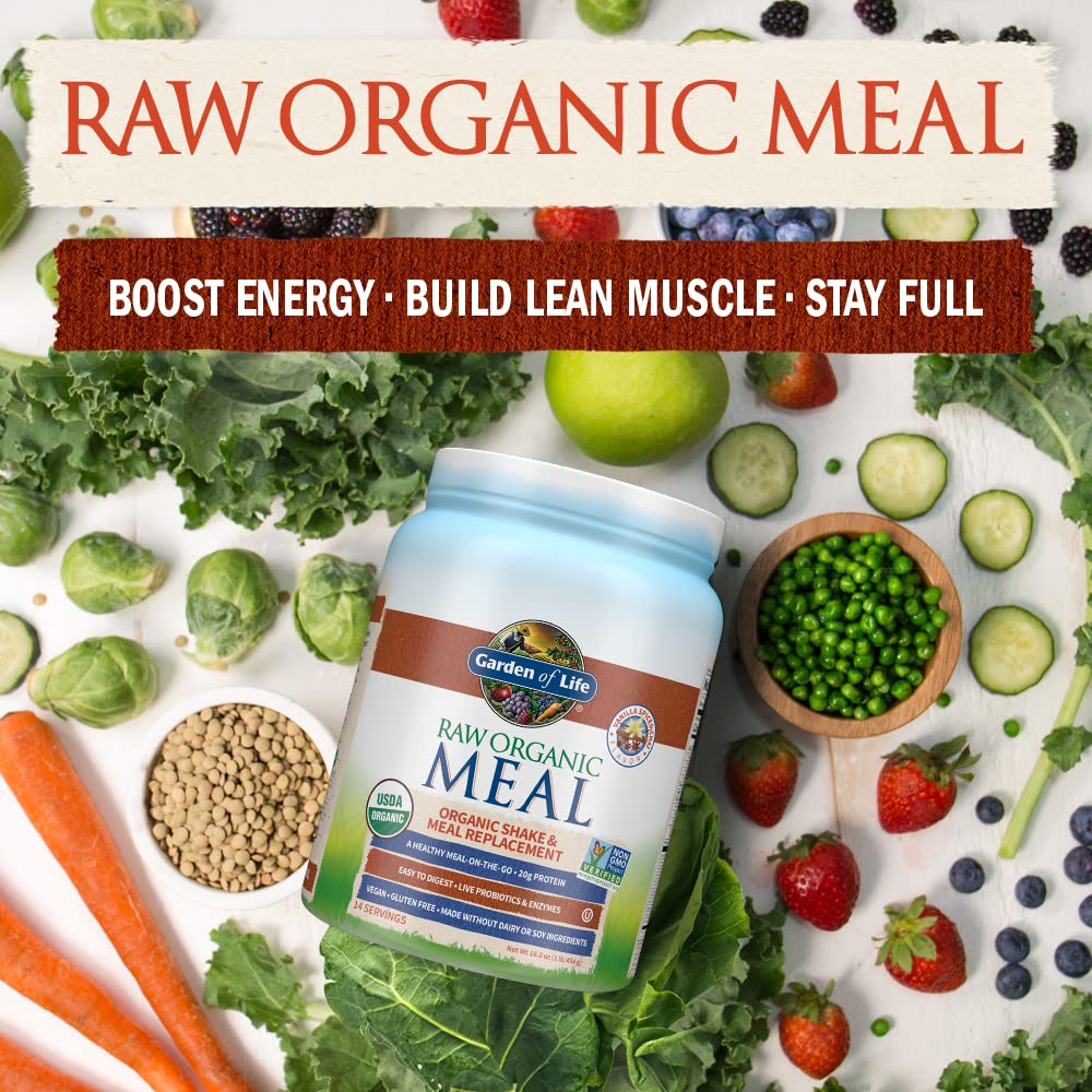 Garden of Life Meal Replacement Vanilla Chai Powder, 14 Servings