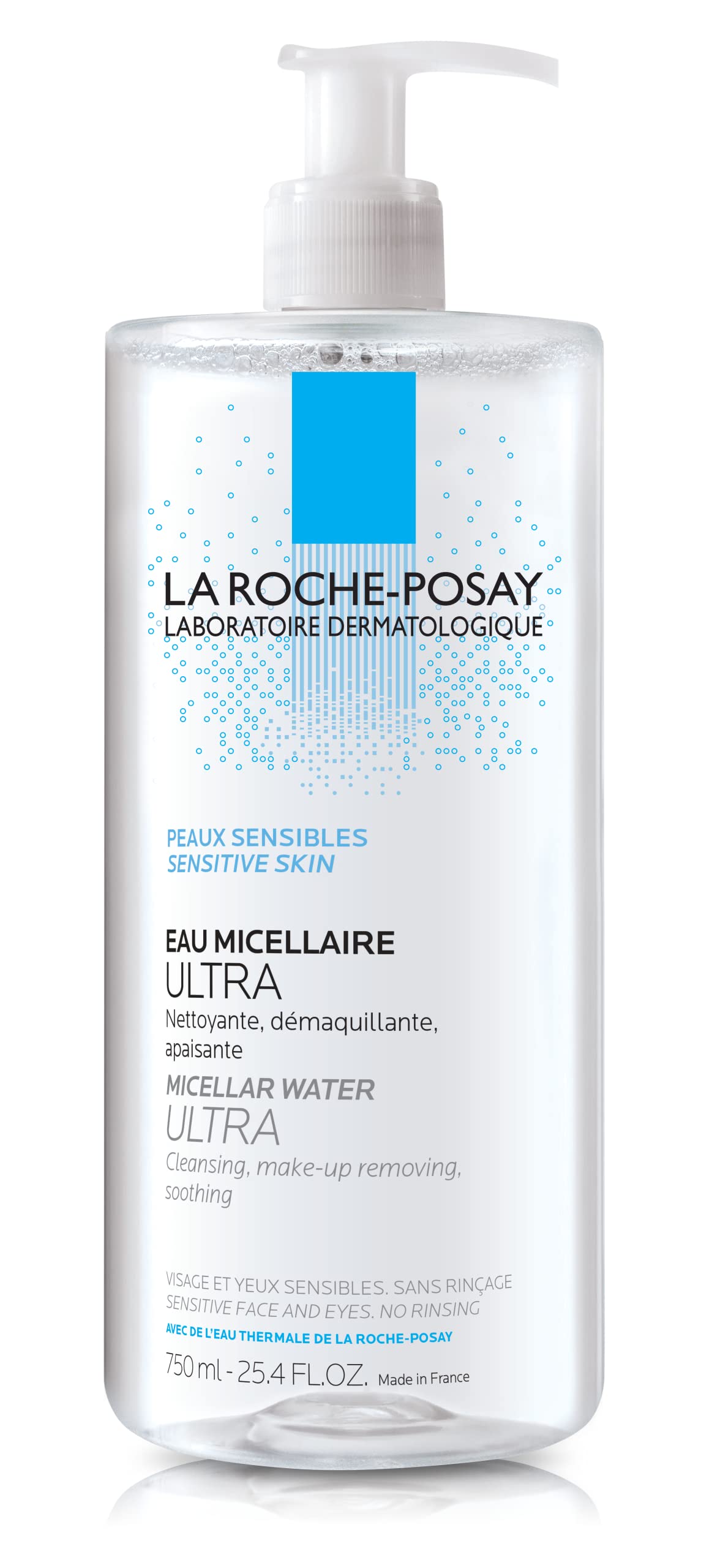 La Roche-Posay Micellar Cleansing Water Facial Cleanser and Makeup