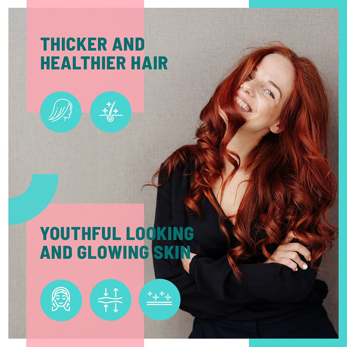 Collagen Supplements for Women & Men [120 ct.] - Advanced Collagen Complex to Stimulate Collagen, Keratin & Elastin Production BioSil