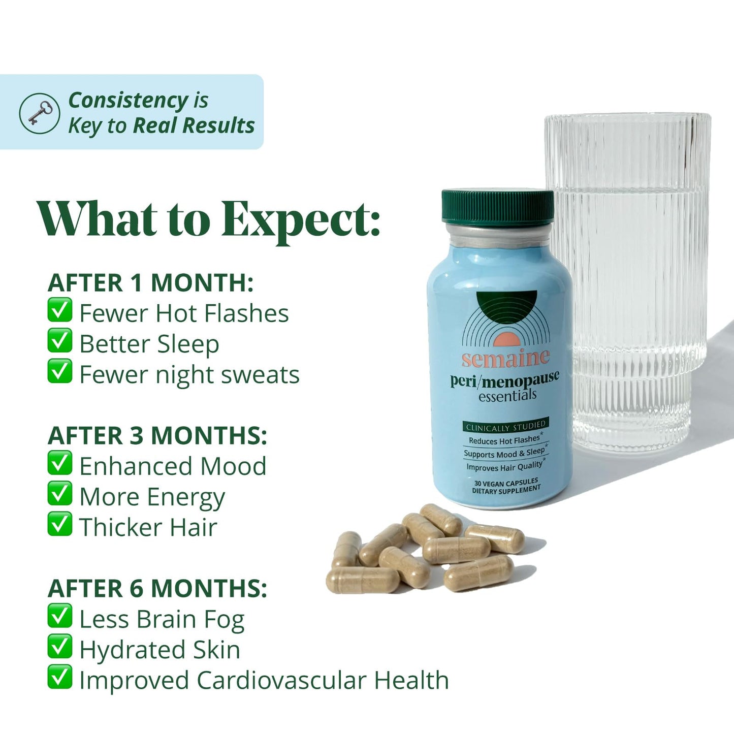 Advanced Menopause Relief Supplement for Women - Promotes Mood, Reduces Hot Flashes