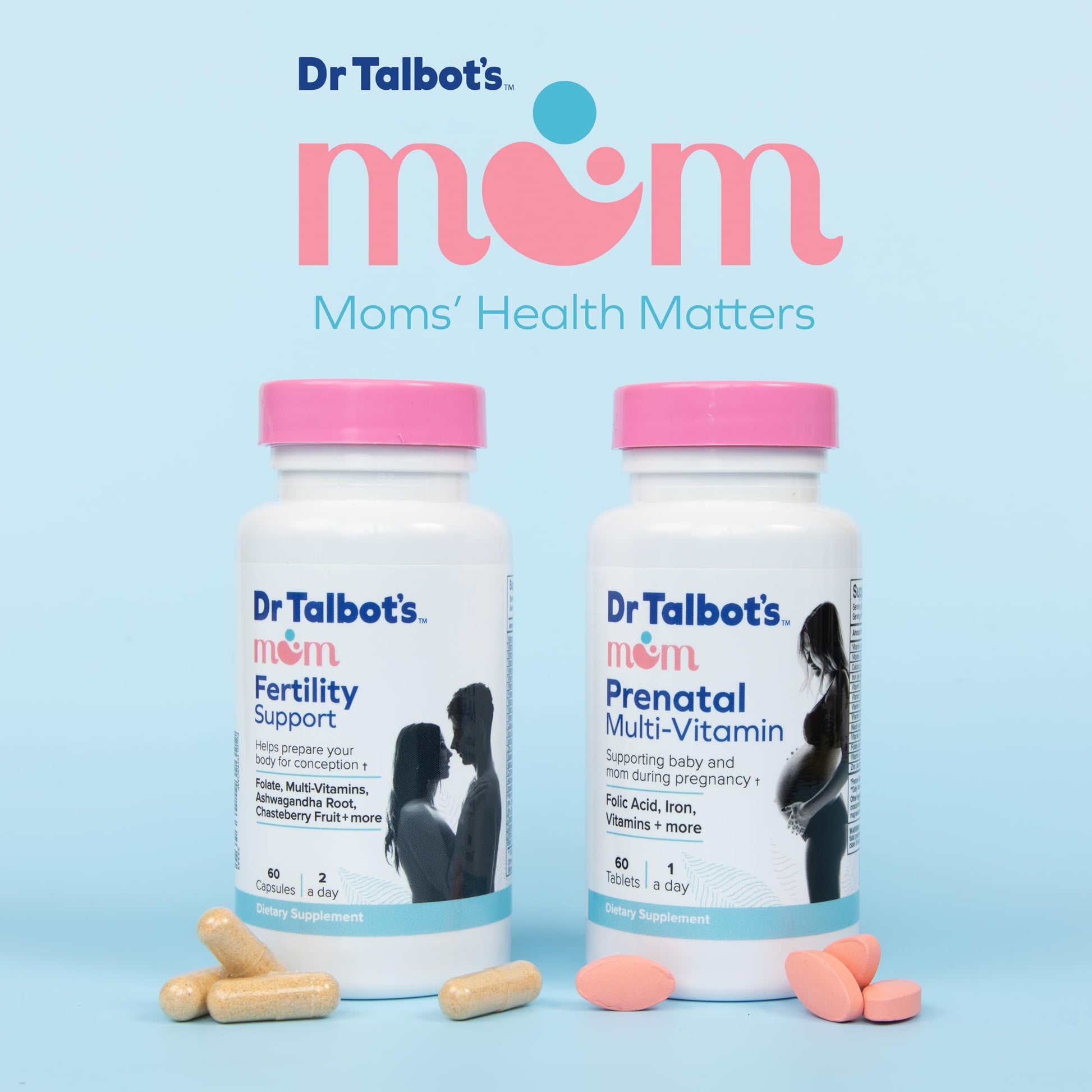 Dr. Talbot's Mom Prenatal Multi-Vitamin with Folic Acid, Iron, Vitamins and More Dr. Talbot's