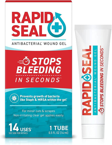Rapid-Seal Wound Gel (1 Count) | Stops Bleeding in Seconds, Ideal for Cuts Rapid-Seal