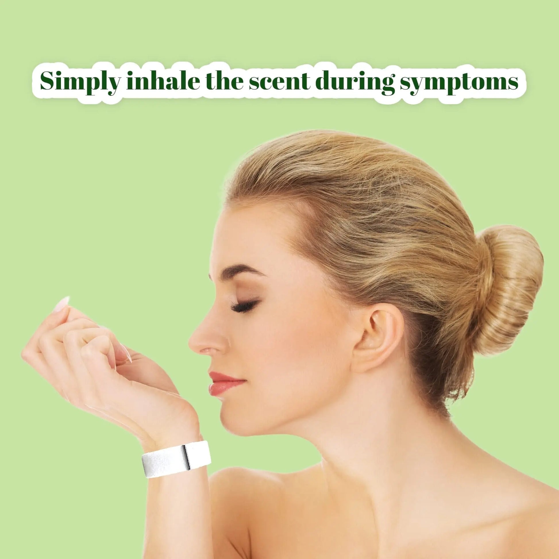 Menopause Multi Symptom Relief Bracelet-Clary Sage Scented Adjustable Acupressure Band- Reduces Hot AcuBracelet