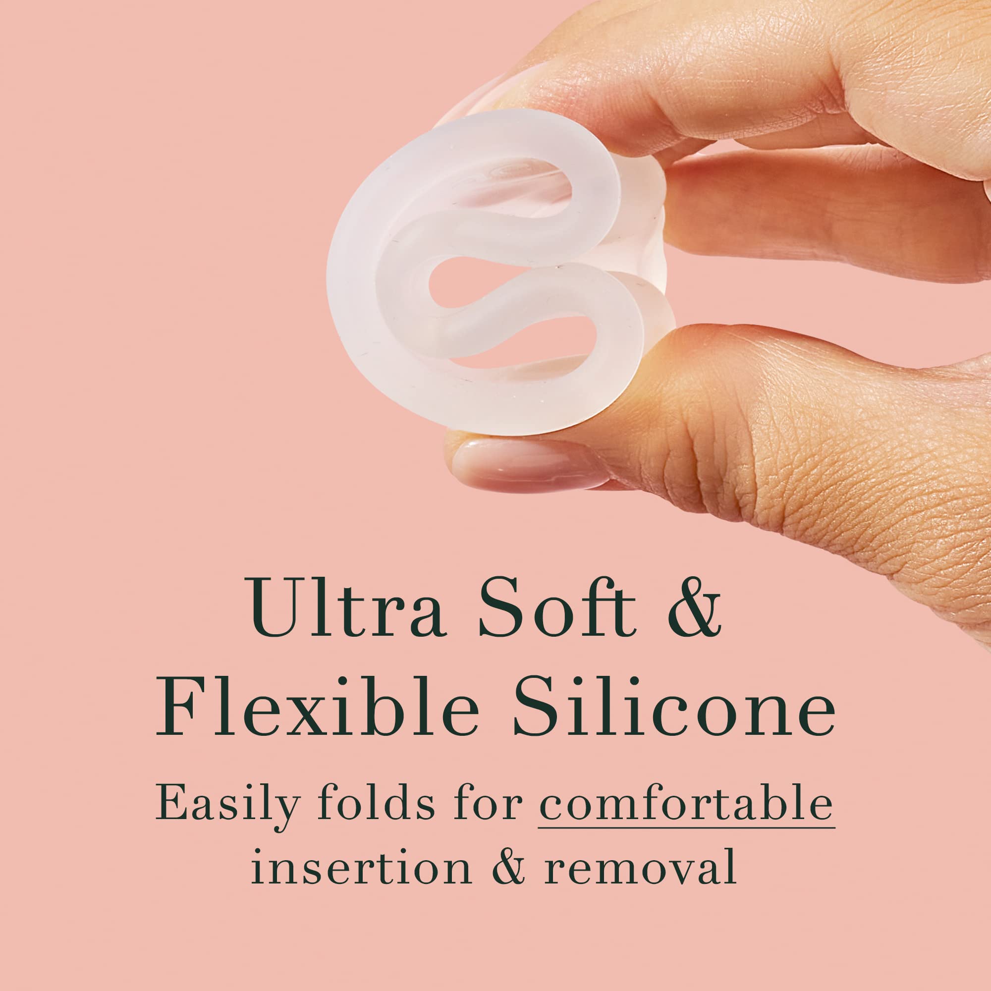 Rael Period Cup, Soft Reusable Menstrual Cups for Women - Medical-Grade Silicone, Period Cups Rael