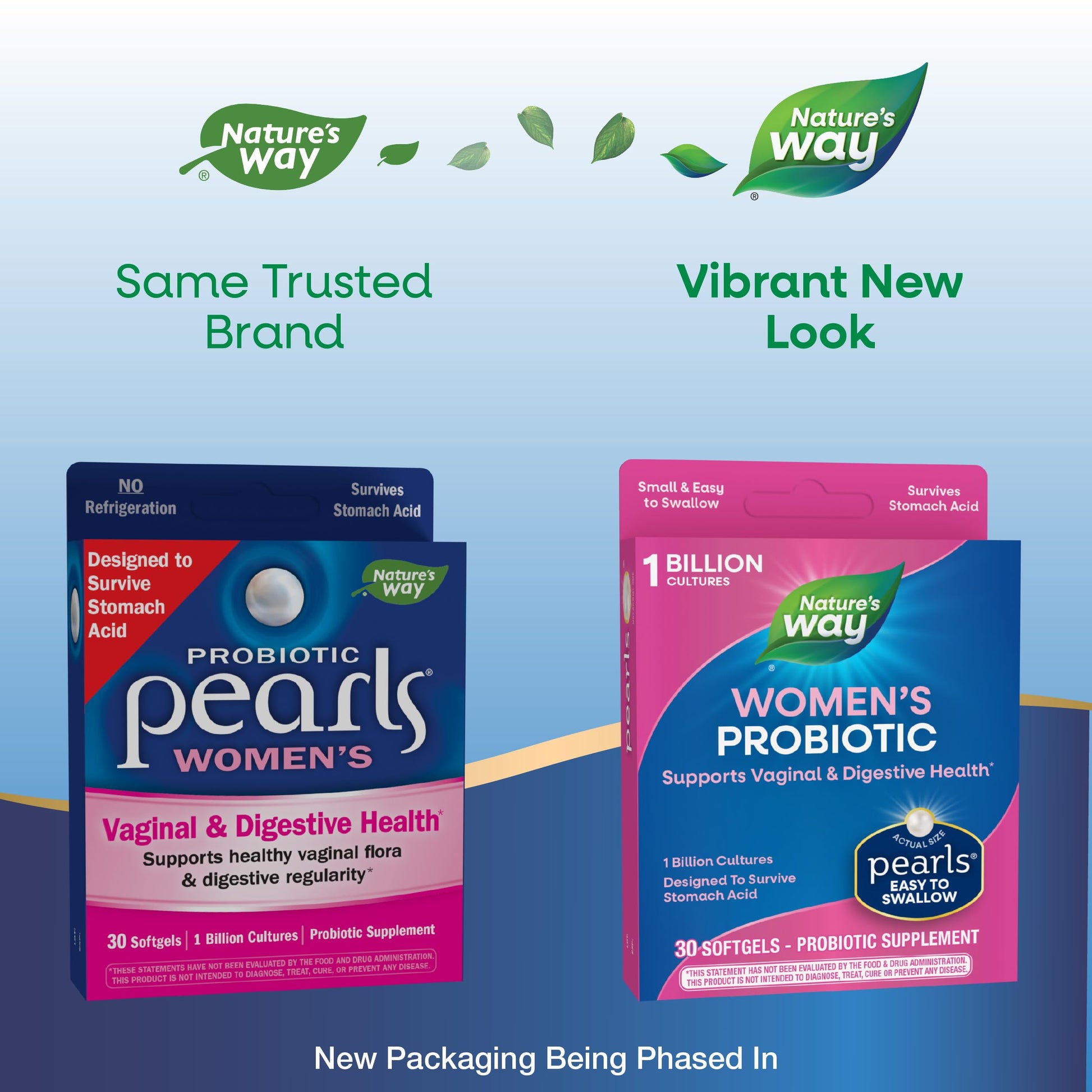 Nature's Way Women's Probiotic Pearls, Supports Vaginal and Digestive Health*, 1 Billion Live Cultures Nature's Way