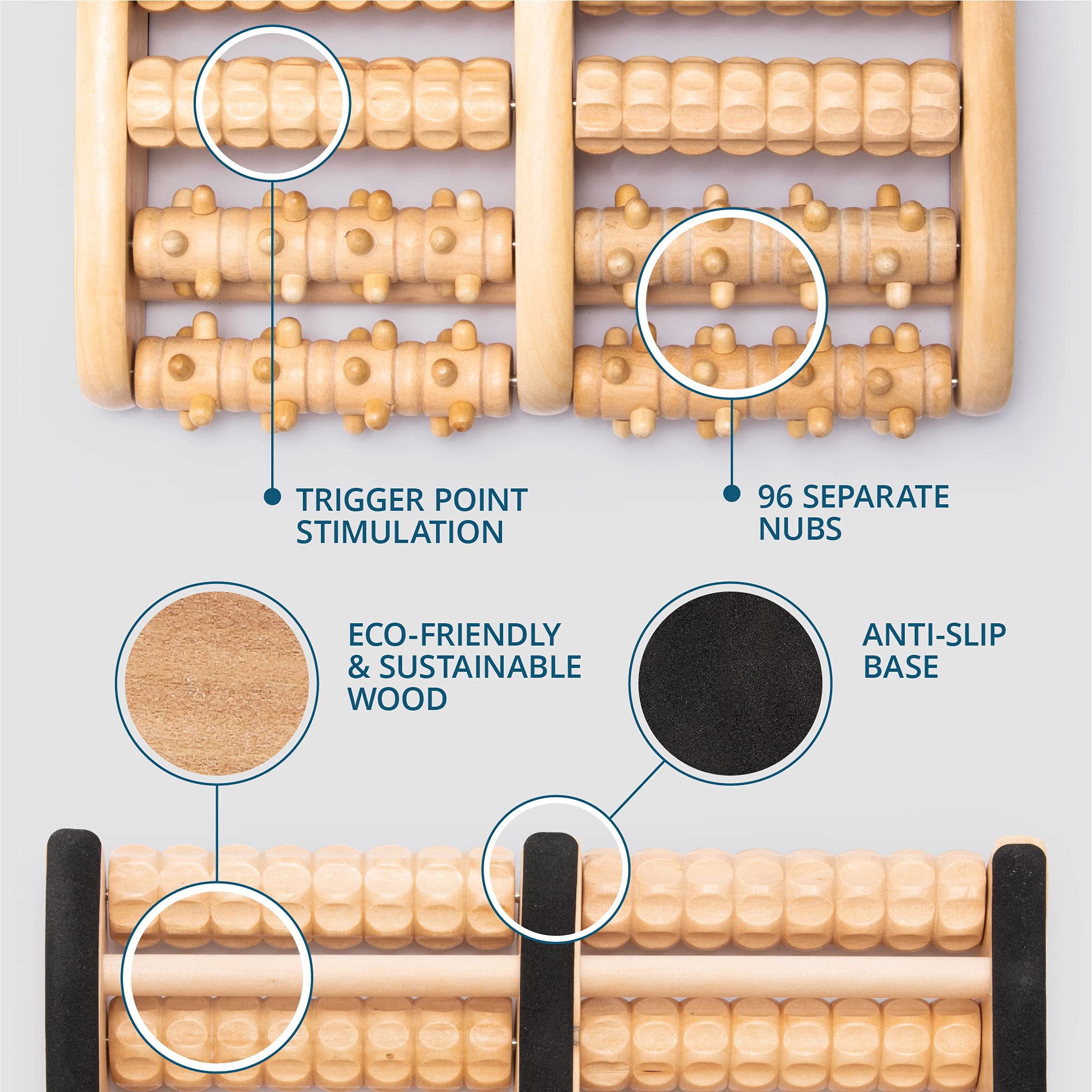 TheraFlow Foot Massager for Plantar Fasciitis Relief, Relaxation Gifts for Women, Men TheraFlow