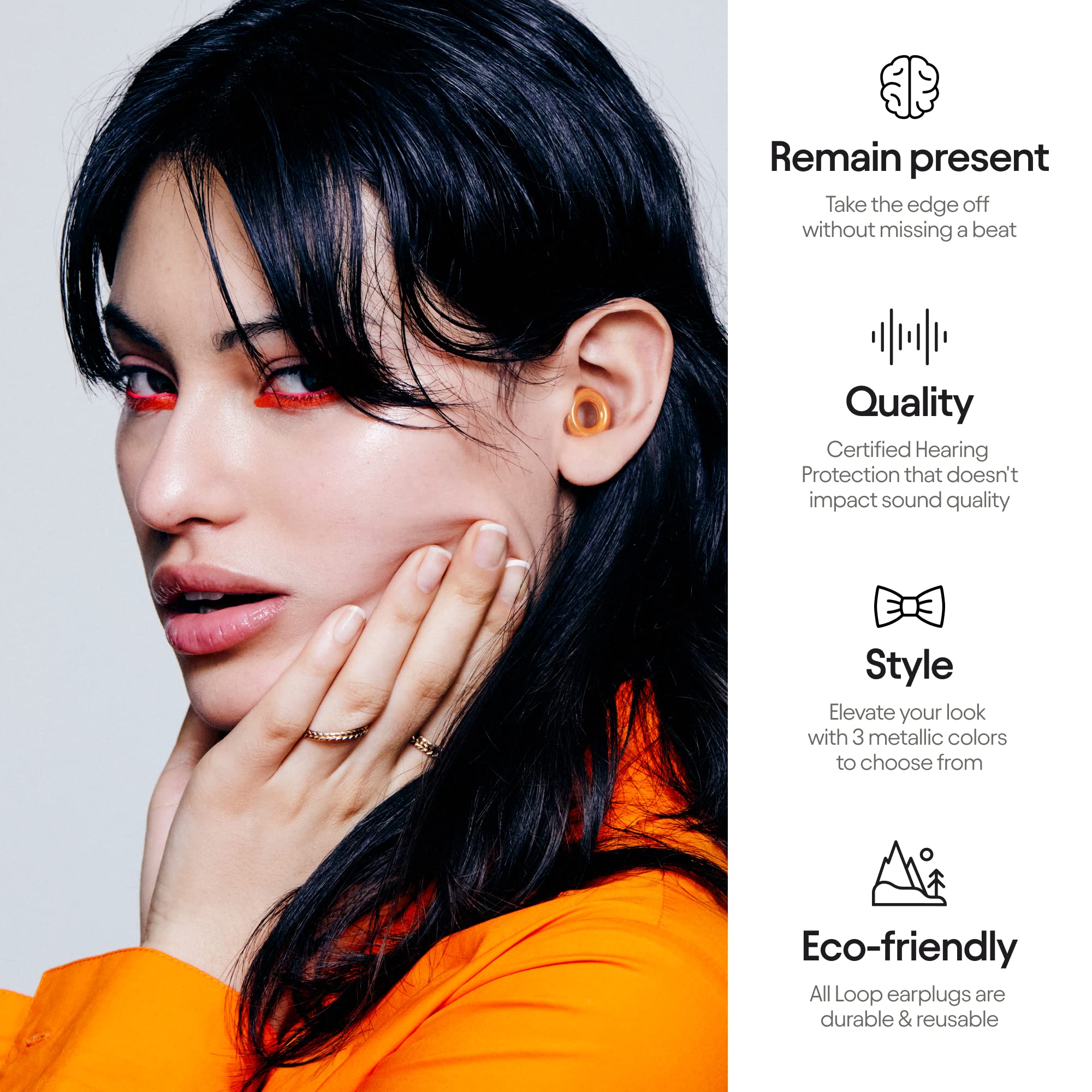 Loop Experience Ear Plugs for Concerts – High Fidelity Hearing Protection Loop